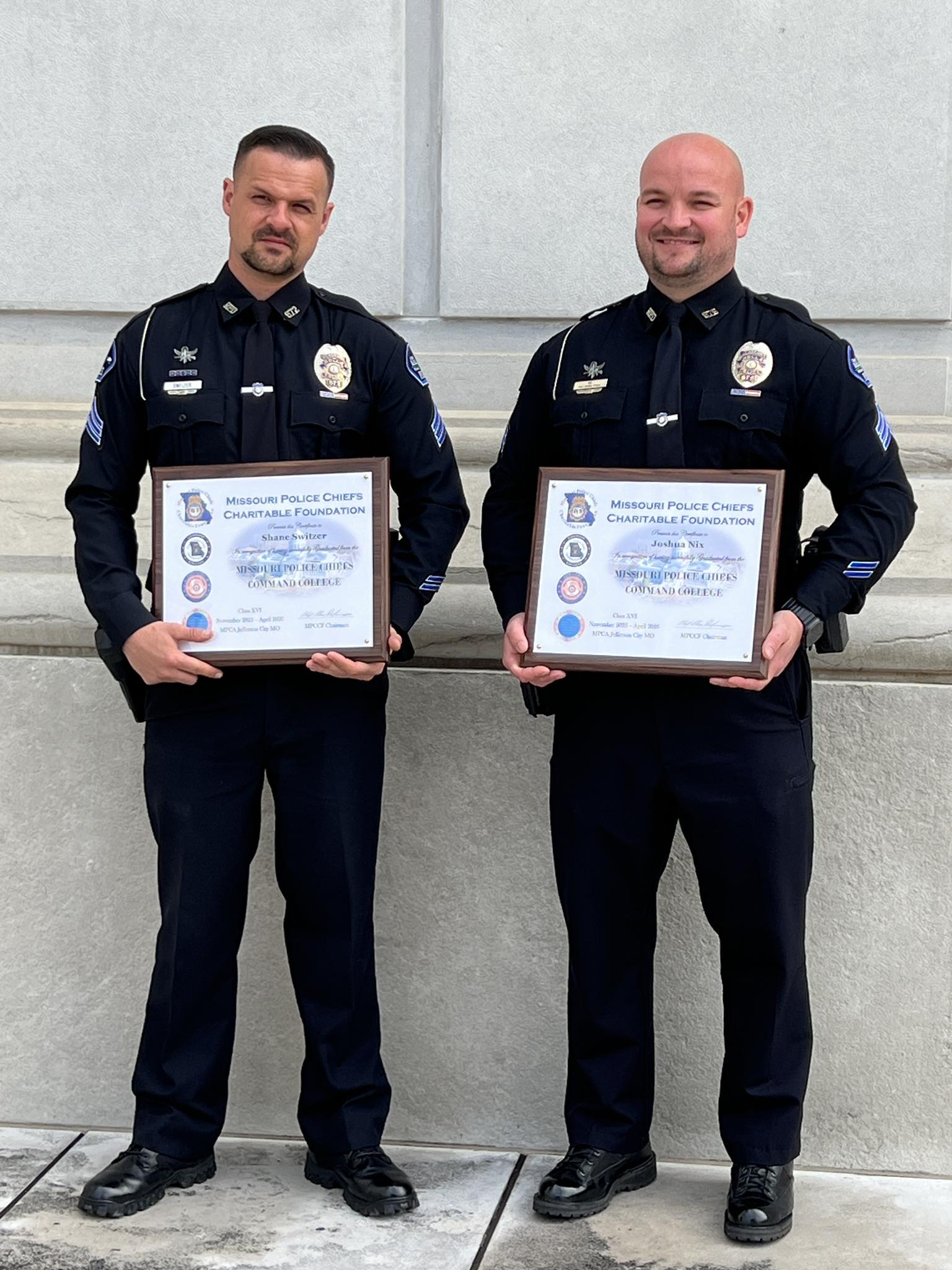 Picture of Sergeant Nix and Detective Sergeant Switzer